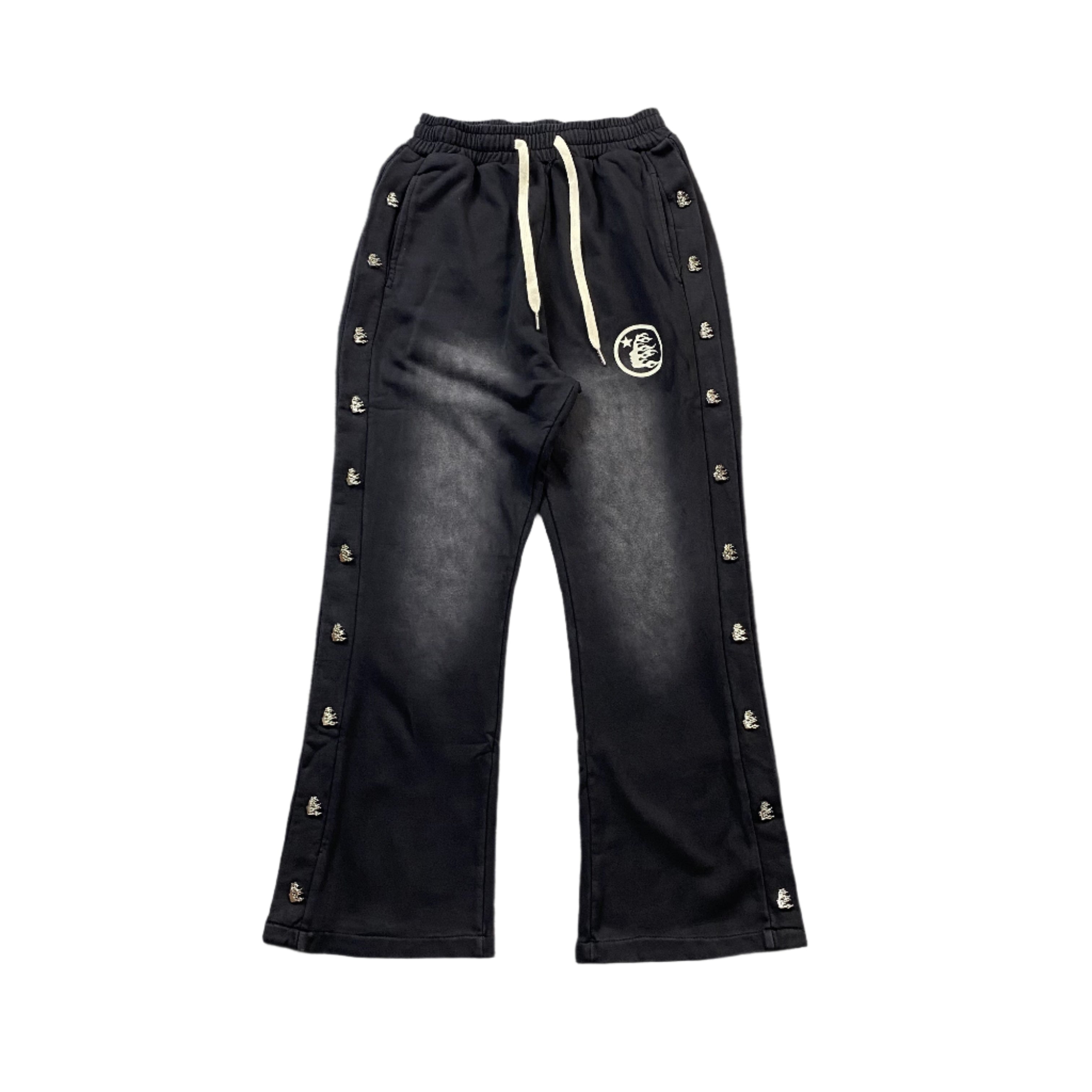 Hellstar "Records" Black Sweatpants