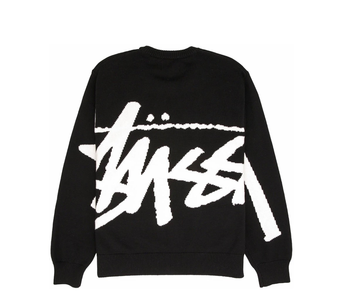 Stussy Stock Sweater Black