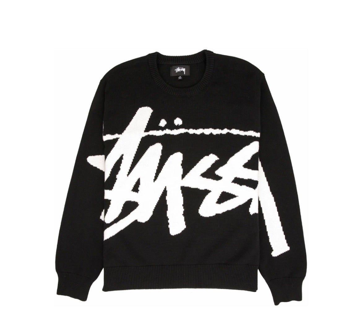 Stussy Stock Sweater Black