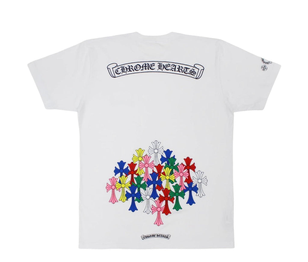 Chrome Hearts Multi Color Cross T-shirt White