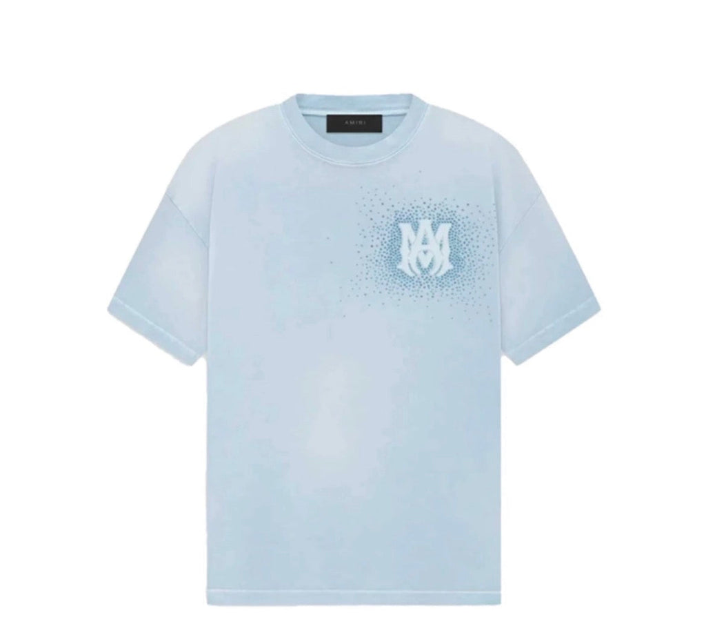 AMIRI Crystal Burst Tee Ashley Blue