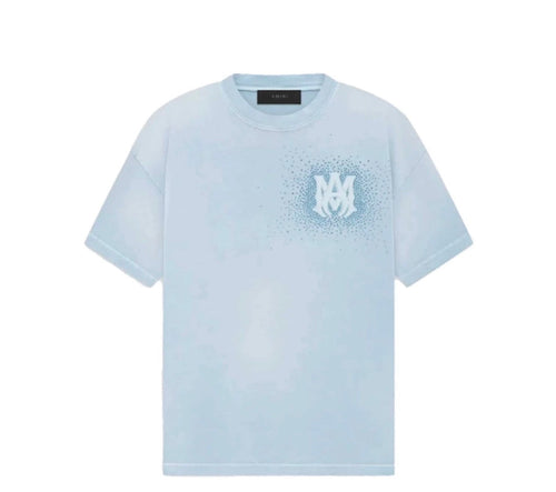 AMIRI Crystal Burst Tee Ashley Blue
