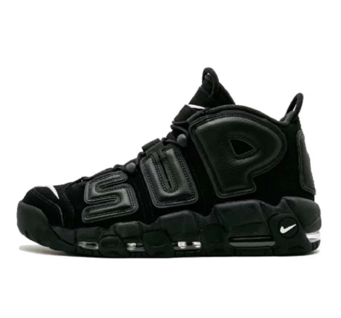 Supreme x Nike Air More Uptempo 'Black'