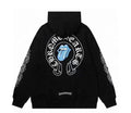 Chrome Hearts x The Rolling Stones Horseshoe Zip Up Hoodie-