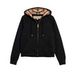 Black Burberry Zip Up