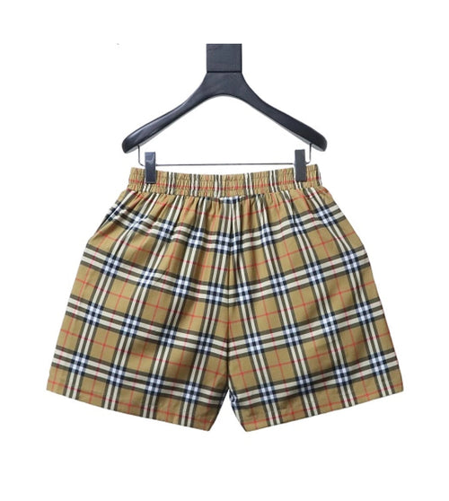 Burberry Check Cotton Shorts