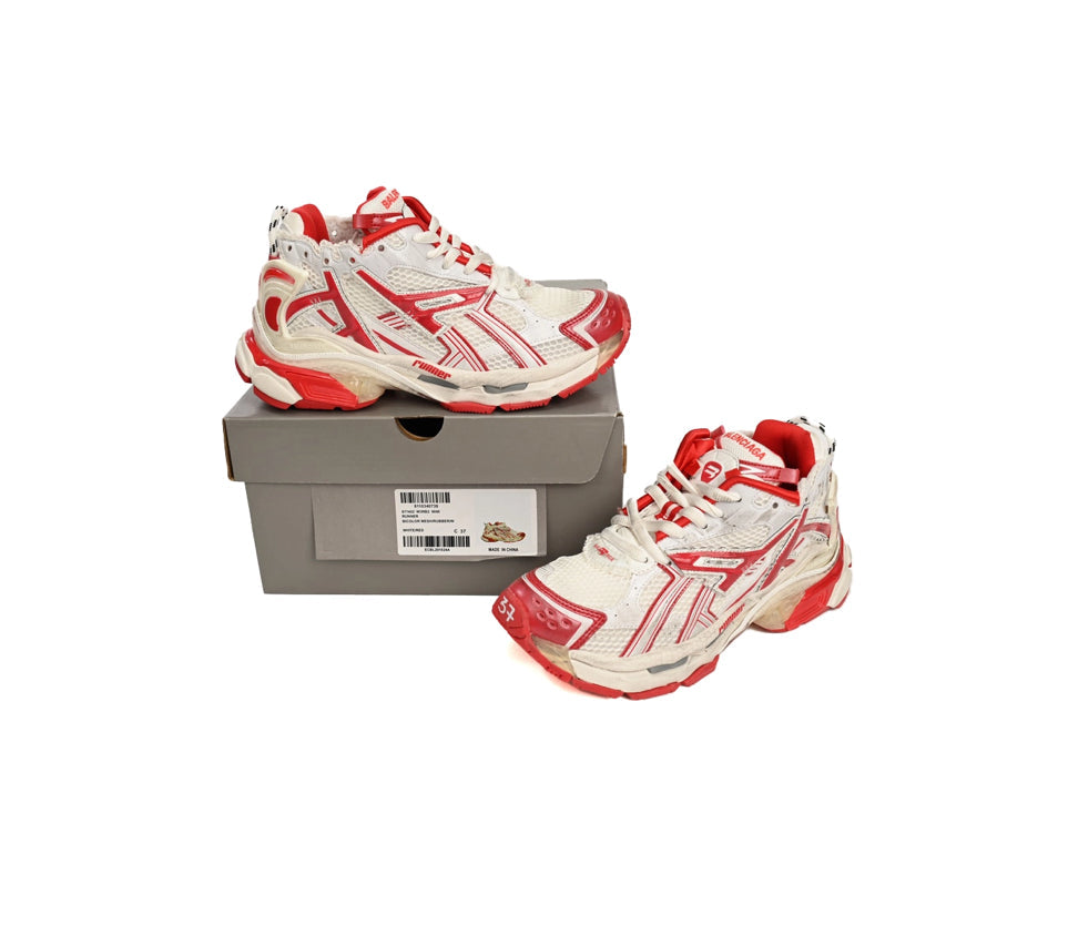Balenciaga Runner White Red