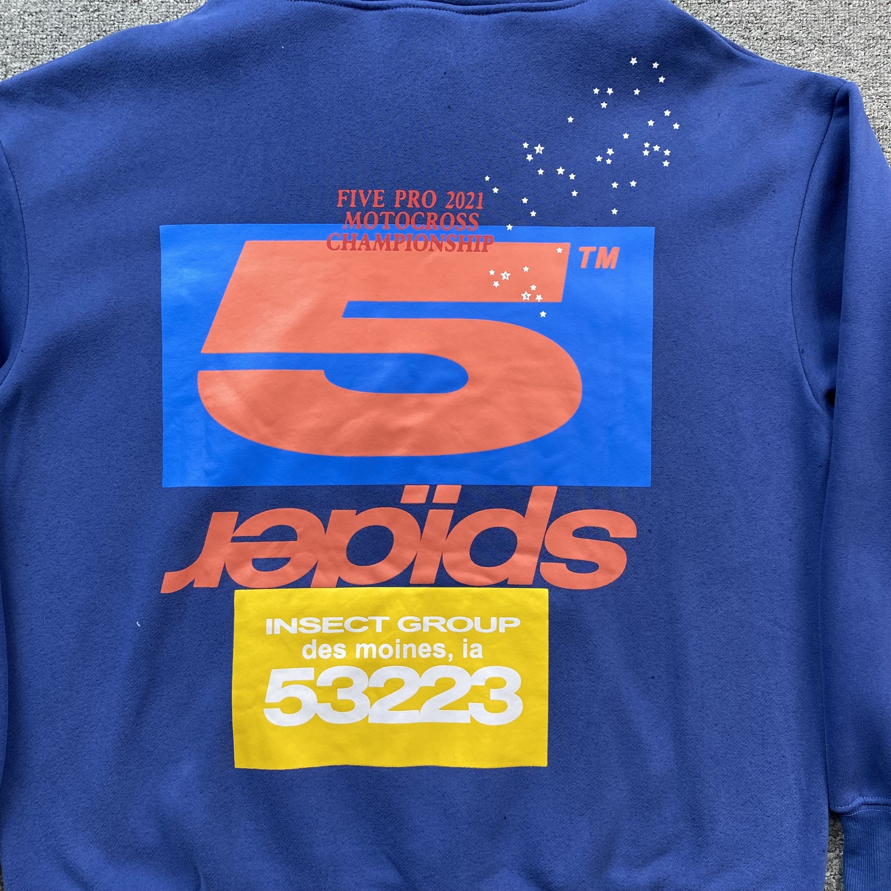 SP5DER ADULT HOODIE NAVY