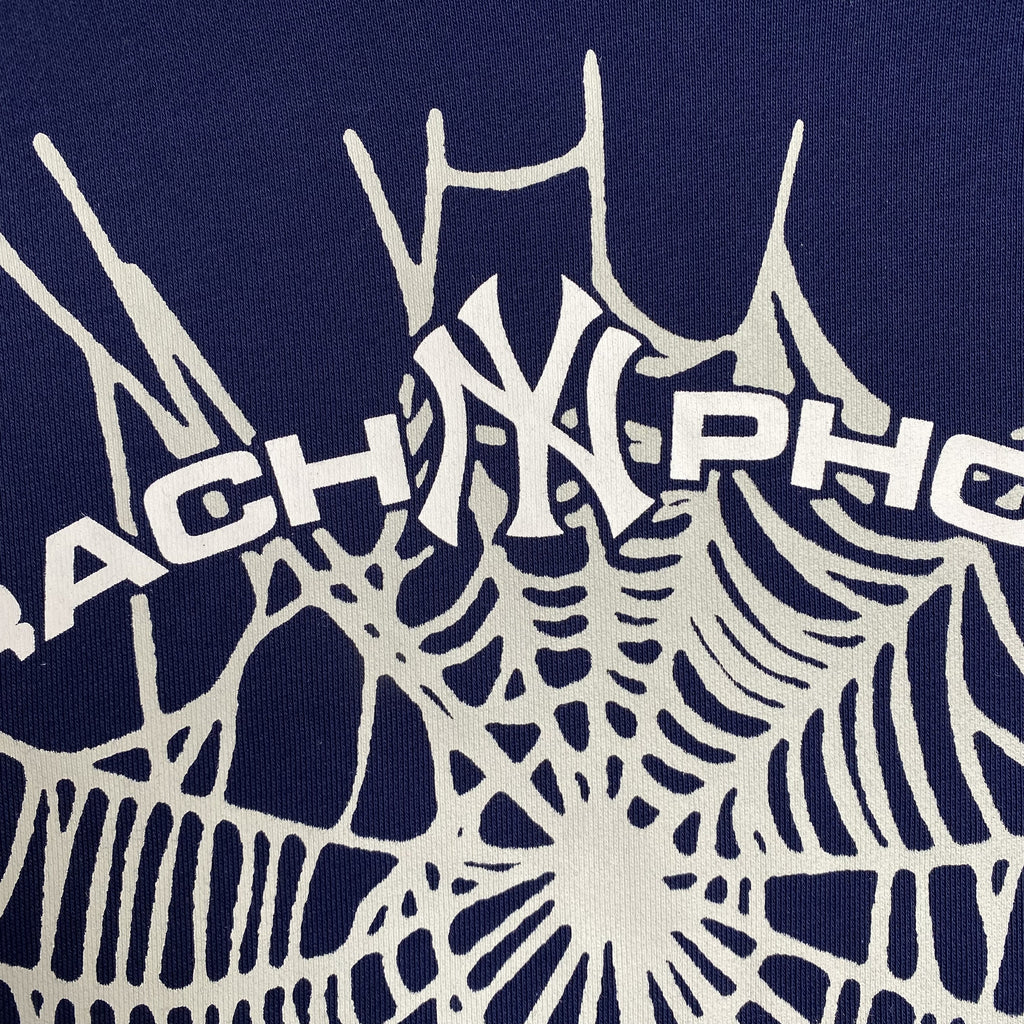 SP5DER ARACH NY PHOBIA HOODIE NAVY