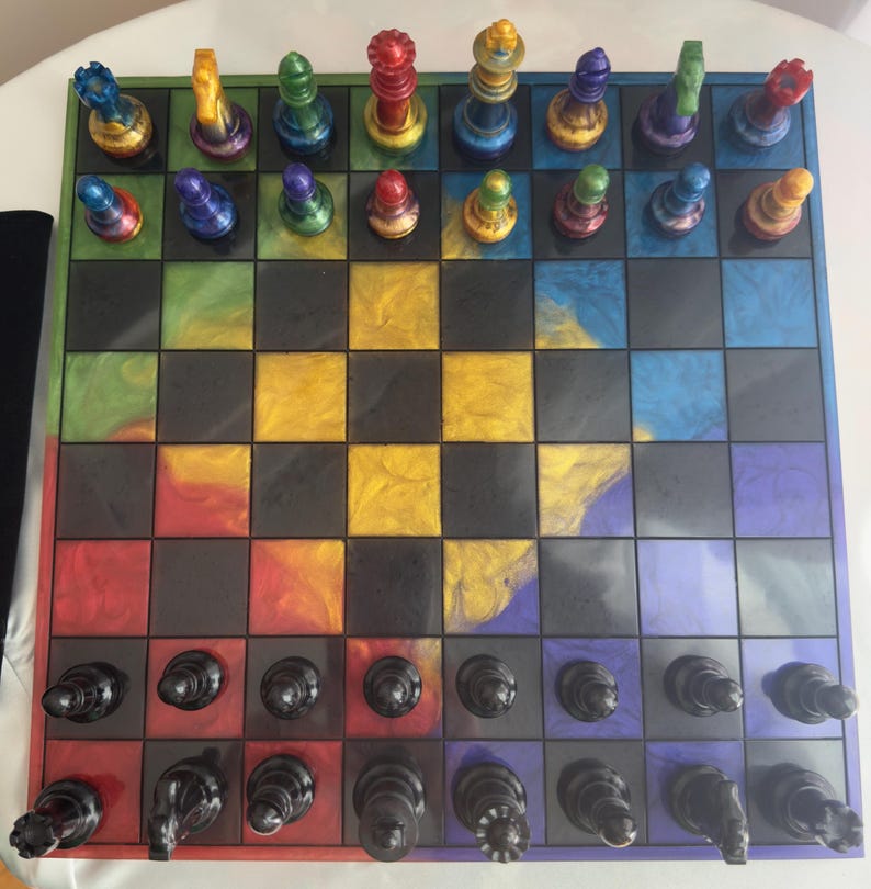 Custom Chess or checker set