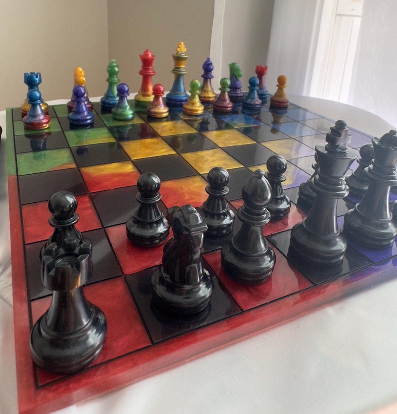 Custom Chess or checker set